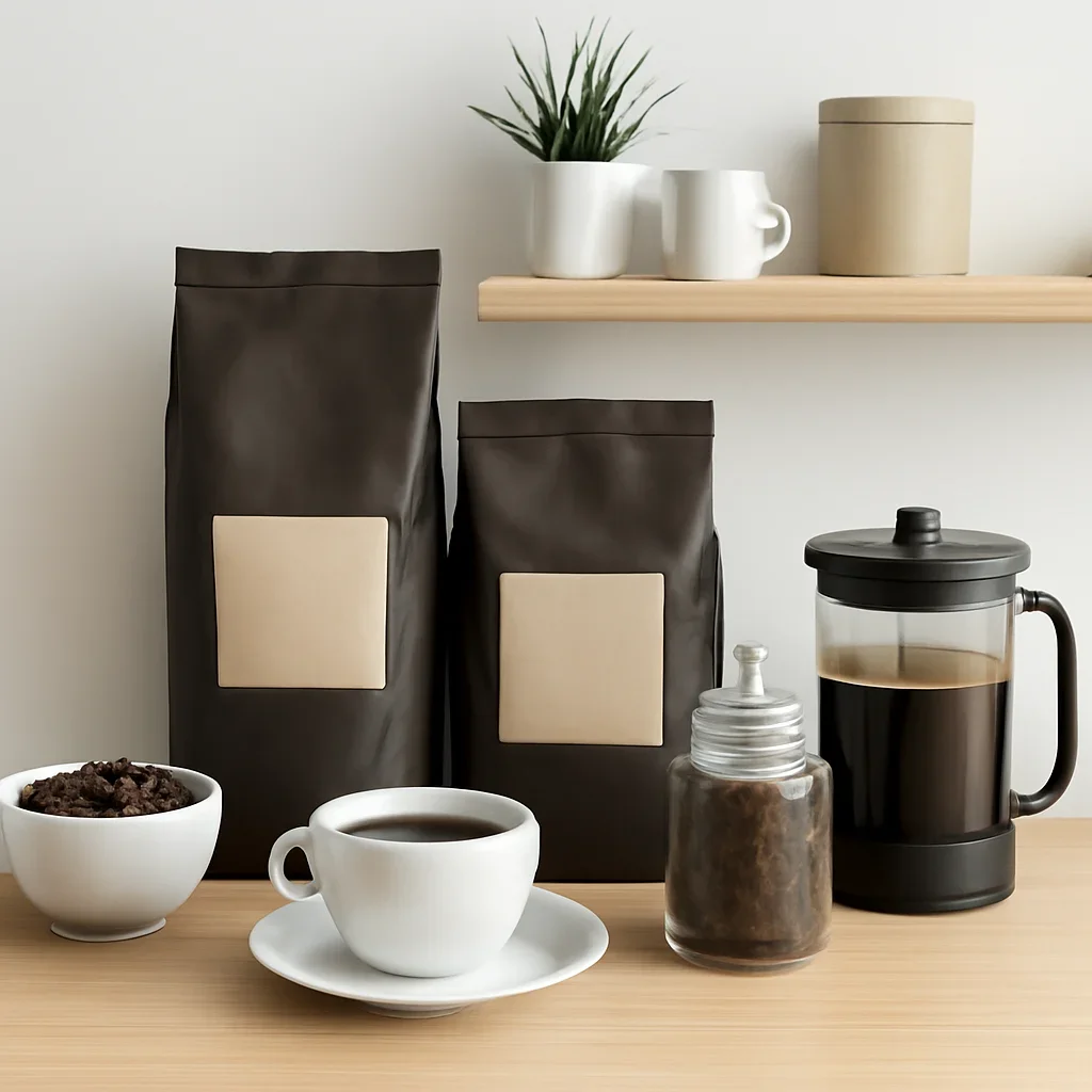 Complementary coffee setup related to bulk coffee